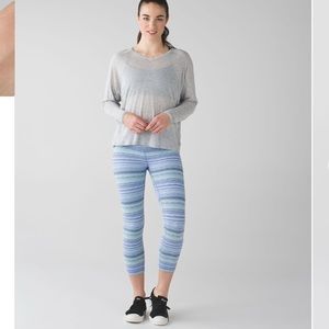 Lululemon wunder under crop spacedye
